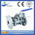 3pc stainless steel CF8/CF8M/CF3M flanged ball valves dn50